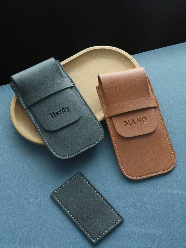 personalised leather watch holder for men