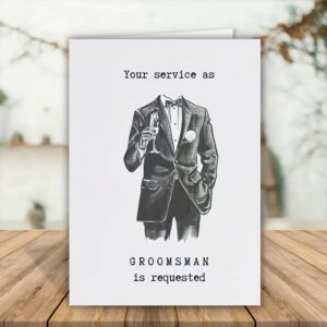 groomsman card