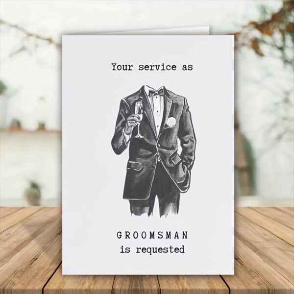 groomsman card