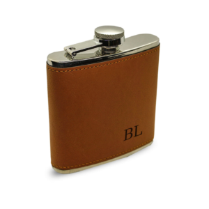 personalised leather hip flasks nz