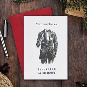 will you be my groomsman card nz