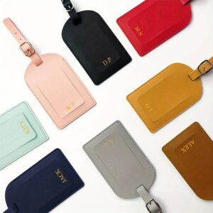 personalised baggage tags for men