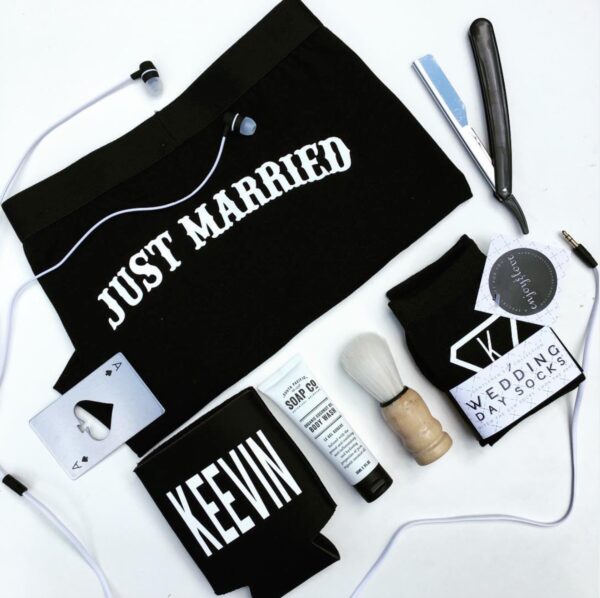 groom gift basket gift set box