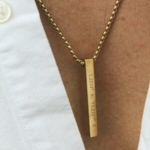 personalised mens necklaces and pendants