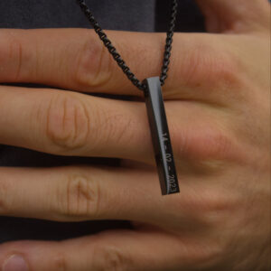 personalised mens necklaces and pendants