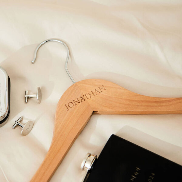 Personalised Mens Coat hanger