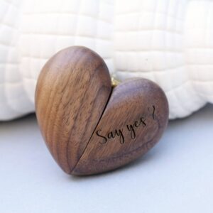 Personalised Wood Ring Boxes nz