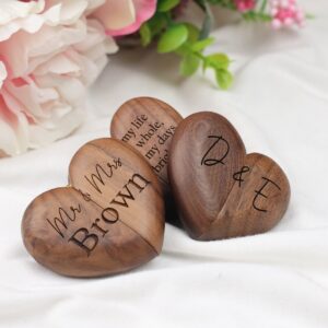 Personalised Wood Ring Boxes nz