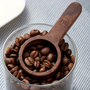 Personalised Walnut coffee spoon