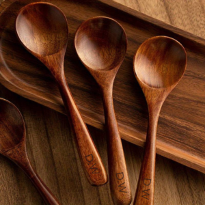 personalised walnut spoon nz