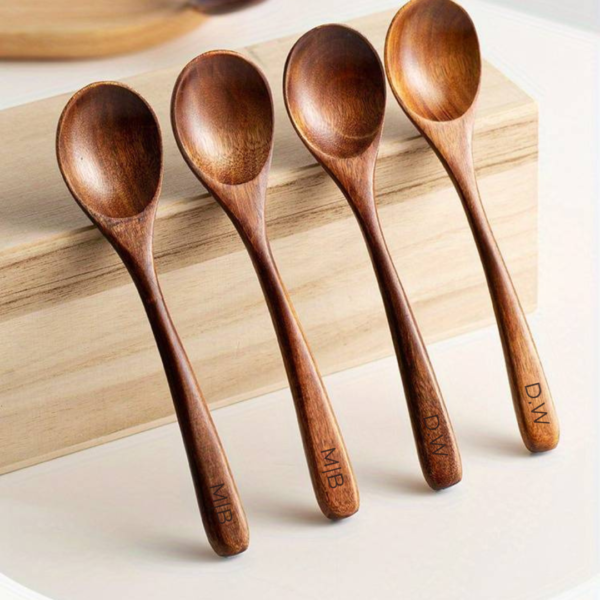 personalised walnut spoon nz