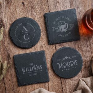 Engraved Slate Coasters