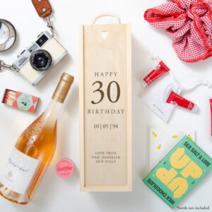 Personalised Birthday wine box