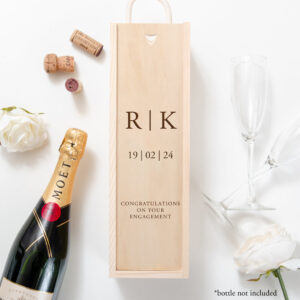 Personalised Wood Wine Gift Box - Image 3